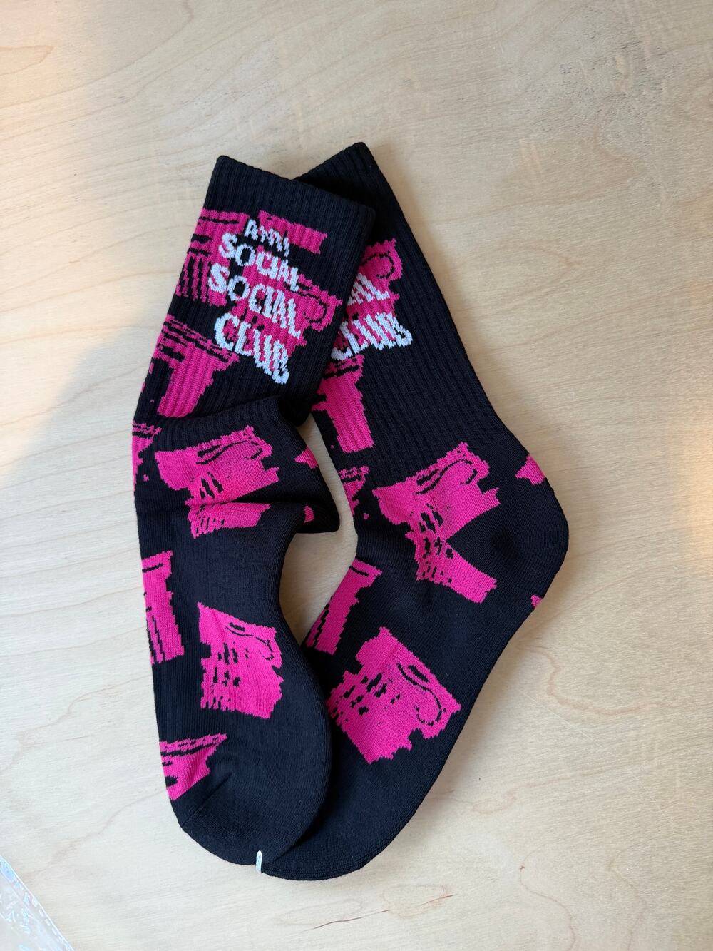 Anti Social Social Club Collapse Socks Black